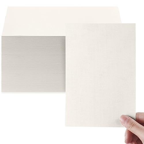 Papier cartonné 250g texture lin Geosar pour cartes d'index haut de gamme couleur crème