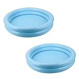 JOINPAYA 2 Piezas Mesa De Arena Inflable Bandeja Inflable Azul Juego De Pesca Bandeja Inflable Bandeja De Arena De Juego Inflable Bandeja De Arena Inflable Moldes De Arena El Plastico Blue