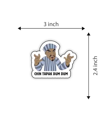 Image of Gift Me Bazar Wooden Fridge Magnet Chin Tapak Dum Dum Funny Fridge Magnet | Refrigerator Magnets Decor | Home & Kitchen Decoration Items Magnet