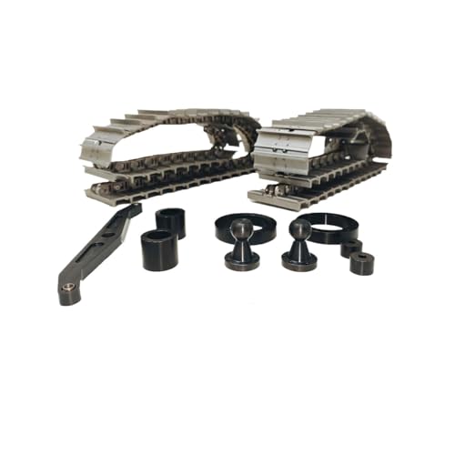 Générique Orugas metálicas Anchas for Piezas CNC JDM-98, adecuadas for excavadoras controladas a Distancia, Camiones controlados a, automóviles y Modelos de vehículos mecánicos