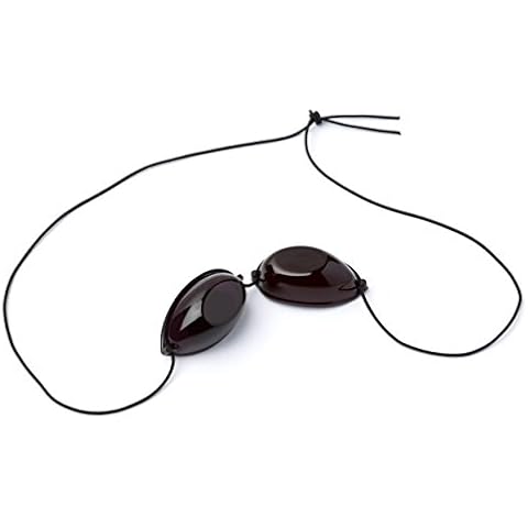 iGoggles Outdoor/Indoor Slimline Elastic Tanning Sunbed UV Eye Protection by 4eyes Cover