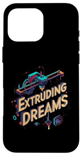 Extruding Dreams 3D Printer Maker Hobbyist スマホケース iPhone 16 Pro Max 用