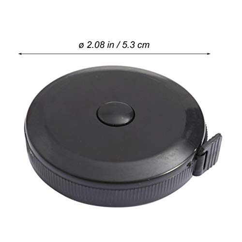 BESPORTBLE Fita métrica retrátil de 60 polegadas/150 cm de tecido de plástico fita métrica de corpo
