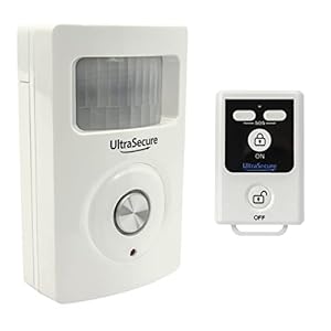 Wireless Shed Alarm, Wireless Remote Control, 130 Decibel Siren, Batteries Supplied, UK Support
