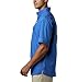 Columbia Men's PFG Low Drag Offshore™ Short Sleeve Shirt,Vivid Blue,Small