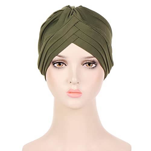 Boné feminino casual para cabeça boné turbante muçulmano turbante turbante boné de beisebol de inver