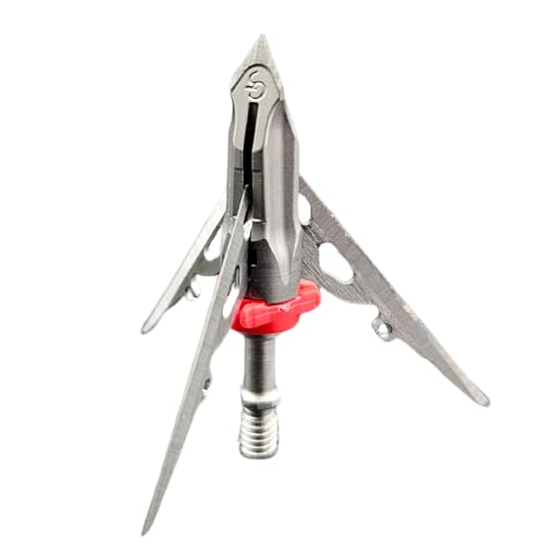 G5 Outdoors G5 Megameat 100 Grain Crossbow Broadhead 3 Pk, Stainless Steel, Model Number: MM102