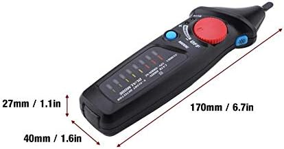Voltage Tester Pen Non-Contact Electrical Tester Adjustable Sensitivity Inductive Voltage Detector Pen 12V 1000V/48V 1000V with LED Flashlight
