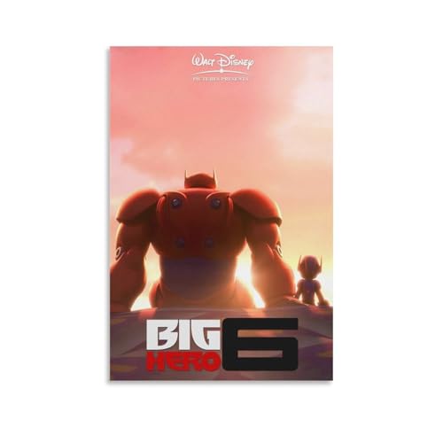 xC}bNX Big Hero 6 f Ǐ LoX  |X^[ oX[ Q G ʉ EH[A[g f炵Mtg08x12inch(20x30cm)