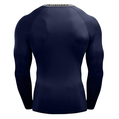 PROSHARX Full Sleeve Compression T-Shirt - Athletic Base Layer Tights for Fitness