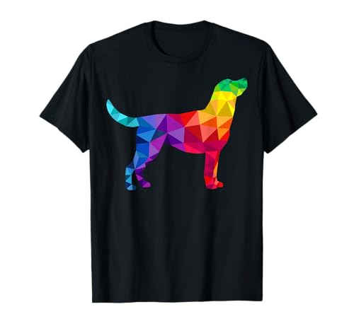 Labrador Gay Pride LGBT LGBTQ Rainbow Flag Dog Lover Gifts T-Shirt
