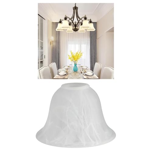 Lámpara minimalista E27 con sofisticada pantalla de cristal 7
