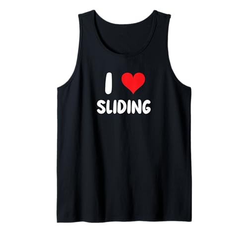 Ich Liebe Rutschen, Spielplatzgeräte, Park, Fun Slides, Baseball Tank Top