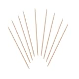 Vaguelly 200 Stück Teiliges Doppelseitiges Holzstäbchen Nagelhautentferner Cuticle Cleaner für Maniküre Pediküre Zuhause und Salon Nail Art Holzstäbchen