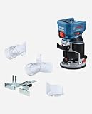 BOSCH GKF18V-25N Brushless Colt™ Palm Router da 18 V, potenza e precisione senza fili per progetti di lavorazione del legno, include sistema di aspirazione della polvere e controllo della velocità - 12