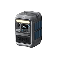 新品/AnkerSolix C300 PortablePower Station Anker SOLIX C300 DC Power Bank Station, Outdoor 288Wh