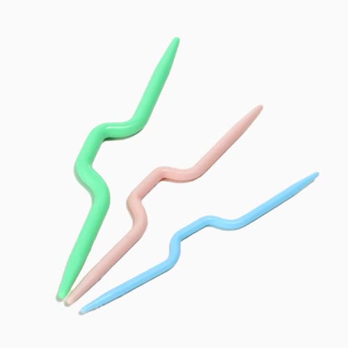 【Plastica di Alta Qualità】 Il gancio è realizzato in plastica di alta qualità, è ecologico, sottile, rotondo, resistente, confortevole e non si sbiadirà, non si romperà nel tempo, può impedire che il filo si rompa. sicura e protetta, la tecnologia dei tessuti è facile da usare e ha una lunga durata.