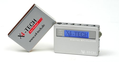 X4-Tech The Cage MP3-Player 512 MB portátil con sintonizador FM Cover