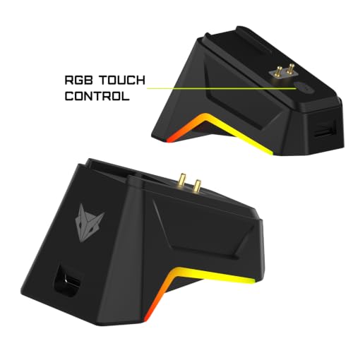 Image of EvoFox Dock X1 and Grip Tape for Ghost X Wireless Gaming Mouse