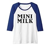 Womens MINI MILK - No Big Titty Monster Boobs? No Problem Raglan Baseball Tee