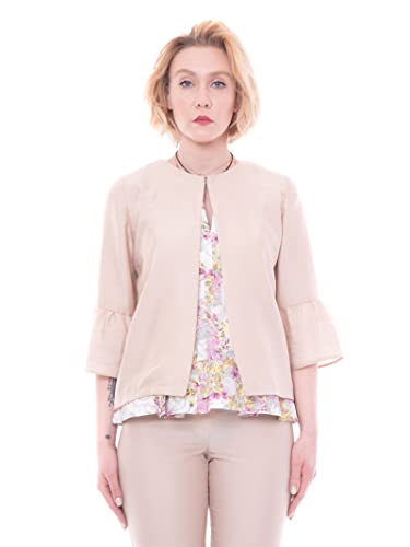  EMME MARELLA GIACCA GIACCHE DONNA GROLLA 50410524 002 BEIGE ORIGINALE PE 2022 Taglia IT 38 Colore Beige