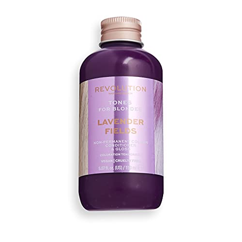Revolution Haircare London, Tones For Blondes, Tons pour Les Blondes, Lavender Fields, 150 ml