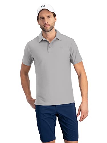 Three Sixty Six Golf Shirts For Men - Dry Fit Short-Sleeve Polo, Athletic Casual Collared T-Shirt #TOP1