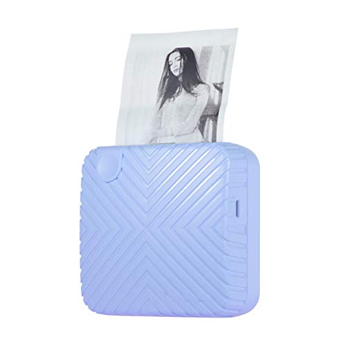 P6 Pocket Mini Impresora de Fotos Portátil BT Inalámbrico Térmico Recibo Etiqueta Etiqueta Memo AR Foto Imagen Regalos creativos (Color : B)