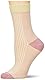 NAME IT Baby Girls NKFHELEN Lurex Socken, Lemon Icing, 37/39