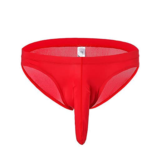 Ctreela Elephant Nose Briefs for Men Thong Underwear Male Lingerie for Sex Bulge Pouch Panties Soft Hip Bikini Undies