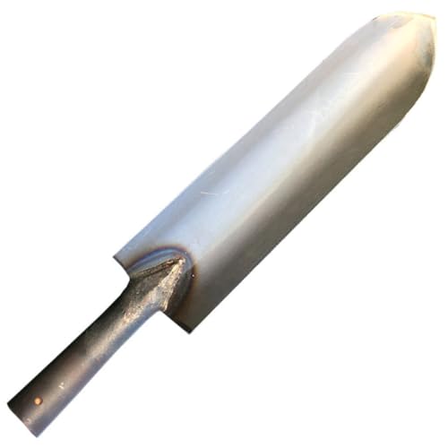 ANDRESLAD Pala da Giardino in Acciaio Robusto, Strumento Portatile per Scavo e Diserbo Manuale, Piccola Pala da Piantagione per Orto e Prato Esterno, Attrezzo per Allentare e Rivoltare