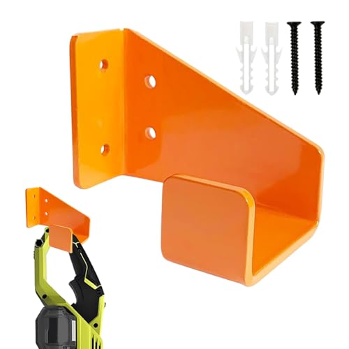 Hozaenwa Sujetador de Motosierra | Estante Organizador De Ganchos A Prueba De Óxido - Soporte Para Motosierra,para Pared, Garaje, Patio, Césped, Tienda, Organización, Jardín, Almacenamiento