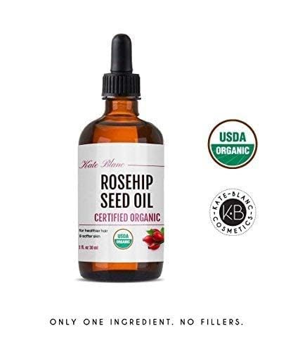 Kate Blanc Cosmetics 197 Rosehip Oil For Face & Skin (1Oz, Organic, Pure, Cold Pressed) Rosehip Seed Face Oil For Facial & Gua Sha Massage thumb #6
