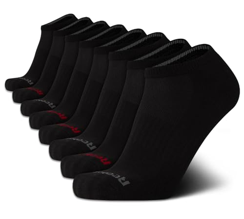 Reebok(リーボック) メンズ ローカットソックス - 8足パック ストレッチ パフォーマンス ベーシック ノーショウ - フラットアスレチックソックス 男性用 (靴サイズ 6-12.5)