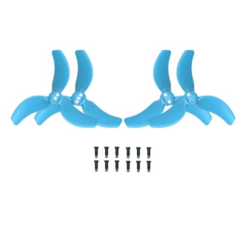 Drone Propeller Blades Lightweight Wing Fan Replacement Spare Parts For Avata 2 Accessories Colored Propellers(Blue 2 pairs)