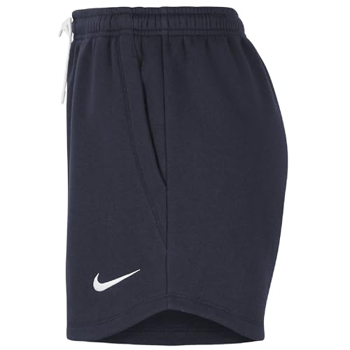 NIKE Damen W Nk Flc Park20 Kz Shorts, Obsidian/White/White, XL EU – Ansicht 5
