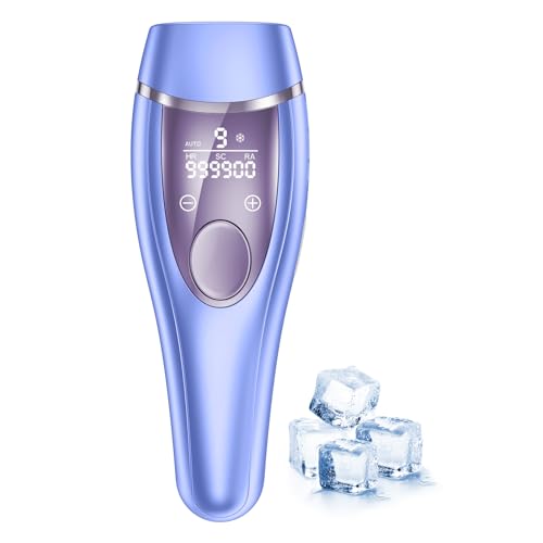 Épilateur Lumière Pulsée, IPL Épilateur Laser avec Fonction de Refroidissement,