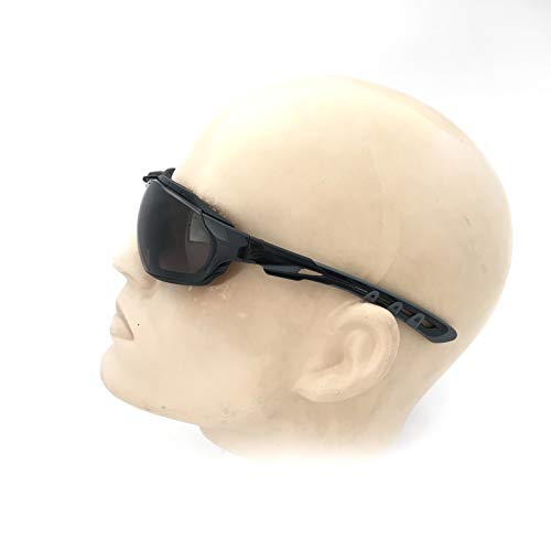 Óculos SOL Proteção ESPORTIVO STEELFLEX ROMA FUME Esportivo AIRSOFT Teste Balístico Paintball Resist