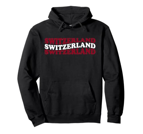 Swiss National Flag Patriotic Switzerland Fan Pride Heritage Pullover Hoodie
