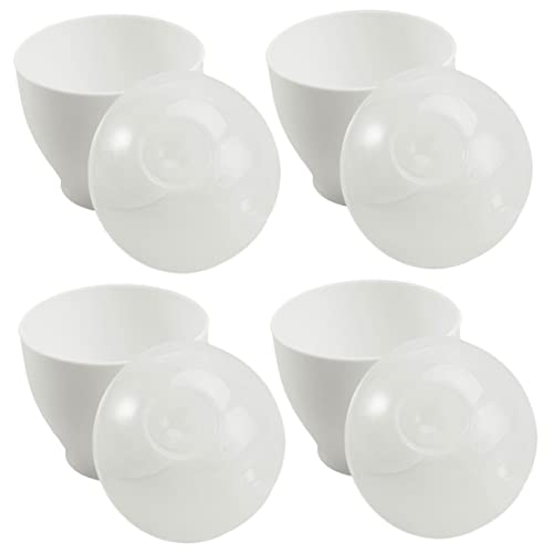 Ciieeo 4Pcs Microwave Egg Cookers Non Stick Egg Maker Cup for Quick Breakfast Kitchen Accessory