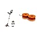Worx WG163E Decespugliatore Tagliabordi a Batteria 20V, stelo in Alluminio regolabile & WA0004.1 - 2 rocchetti filo da 3mt. X 1,65mm ricambio per decespugliatori WG163/169/157E