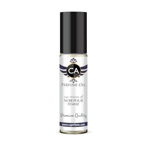 CA Perfume Impression of Noir Pour Femme for Women Fragrance Oil Amber Floral Scent Long Lasting Perfumes for Women Travel Size TSA Ready Mini Parfum Body Oil Roll-on 0.33 Fl Oz 10ml