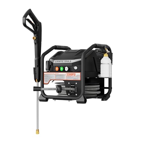 Giraffe Tools Crossfalls Retractable Pressure Washer Max with 50FT Hose