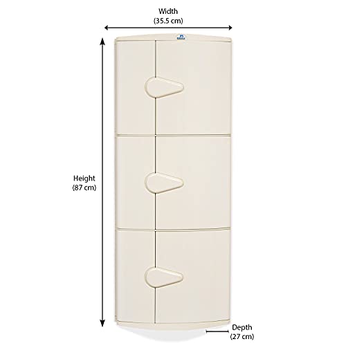 Nilkamal-3-Door-Plastic-Storage-Corner-Cabinet-Bathroom-Space-Clothes-Organizer-Shelves-Living-Room-Multipurpose-for-Home-Kitchen-Office-Use Nilkamal 3 Door Plastic Storage Corner Cabinet | Bathroom| Space & Clothes Organizer| Shelves | Living Room |Multipurpose for Home Kitchen & Office Use