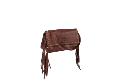 STS Ranchwear Womens Indie Harper Walnut Buffalo Leather Crossbody Bag2