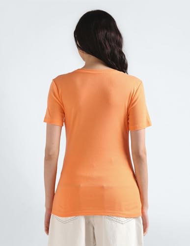Image of Tommy Hilfiger Women's Solid Regular Fit T-Shirt