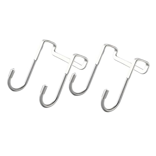 OHPHCALL The Door Hooks 2pcs Heavy Duty Stainless Steel Towel Hooks for Kitchen Bathroom Office Coat Rack