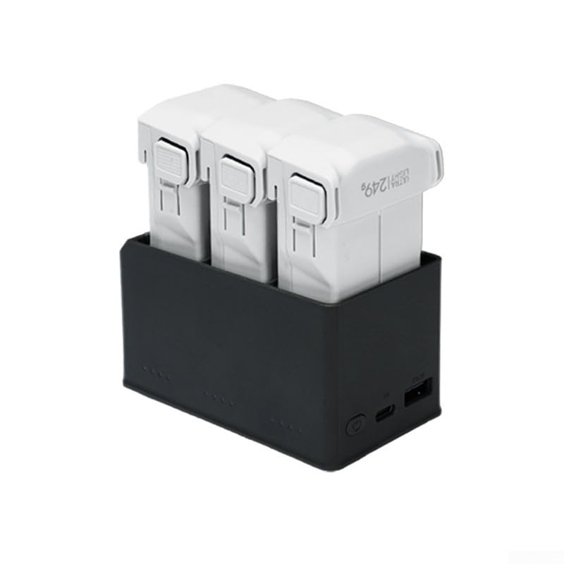 Caricabatterie a tre batterie 100W per droni Outdoor | Ingresso da 100 W, 3 batterie contemporaneamente, tempo di ricarica più veloce, massimizza il tempo di volo