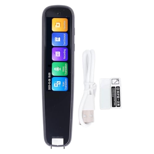 Scan Reader Pen and Language Translator Device for Business and Education - WiFi Connectivity and Type C Charging, 112 Languages Supported with 0.5 Second Recognition Speed and 99