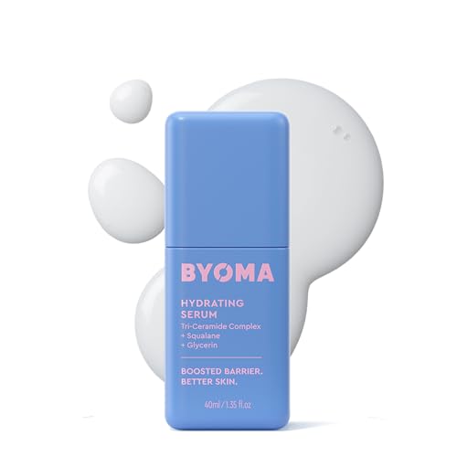 Image of BYOMA Hydrating Serum - Moisturizing Facial Serum with Squalane, Glycerin & Ceramides - Hydrating for Glowing, Dewy Skin - New & Improved Packaging, 40mL